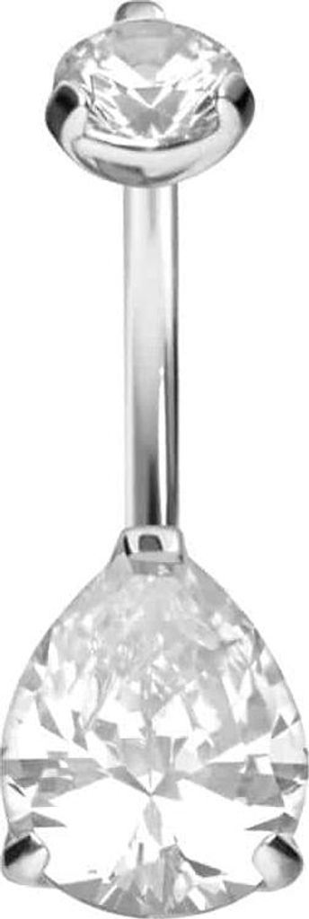 Bauchnabelpiercing Titan Bananabell mit Innengewinde Produktbild 
