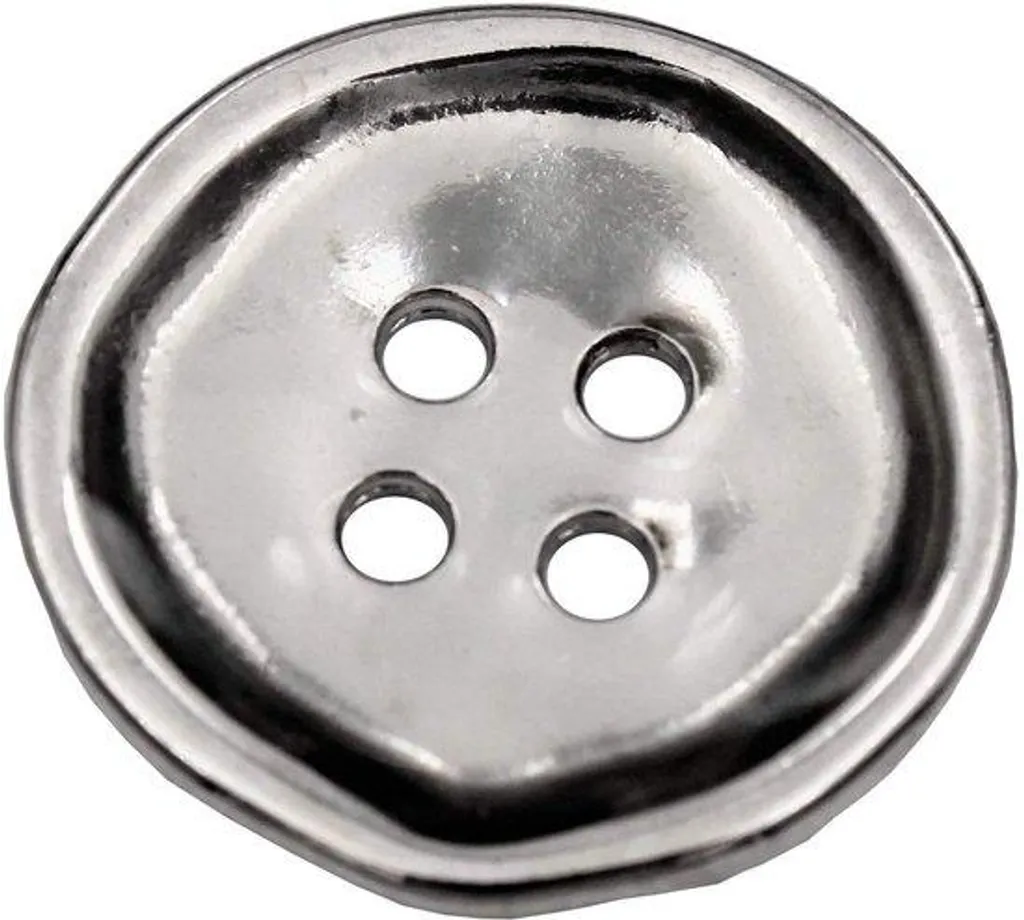 Attaches métalliques 4 griffes chromées 23mm pour textile et cuir - 6 pièces