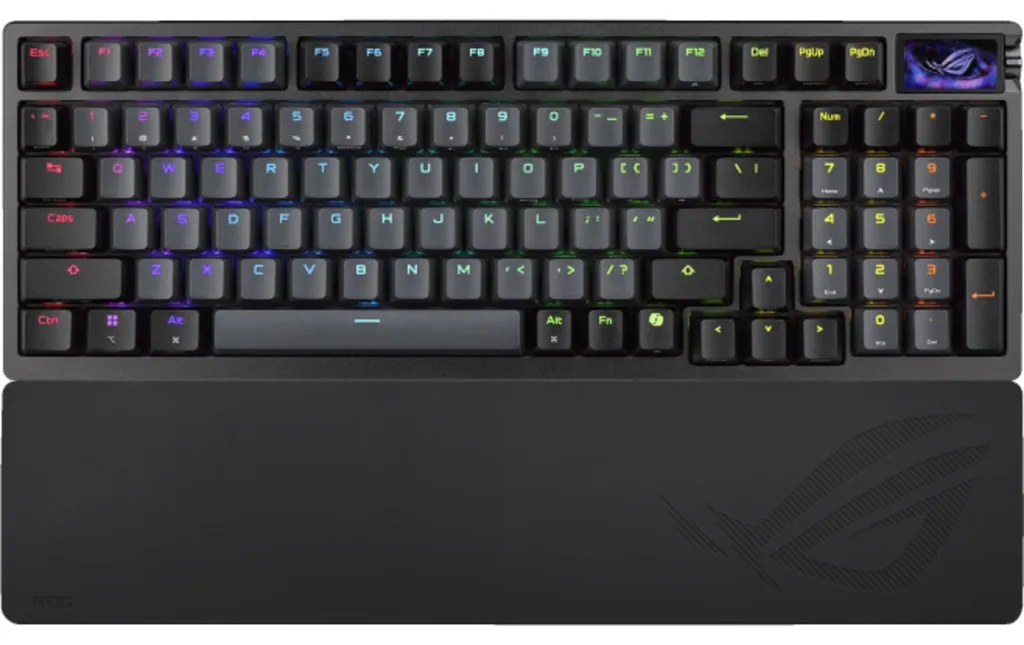Clavier sans fil ASUS ROG Azoth 96 HE avec switches analogiques réglables