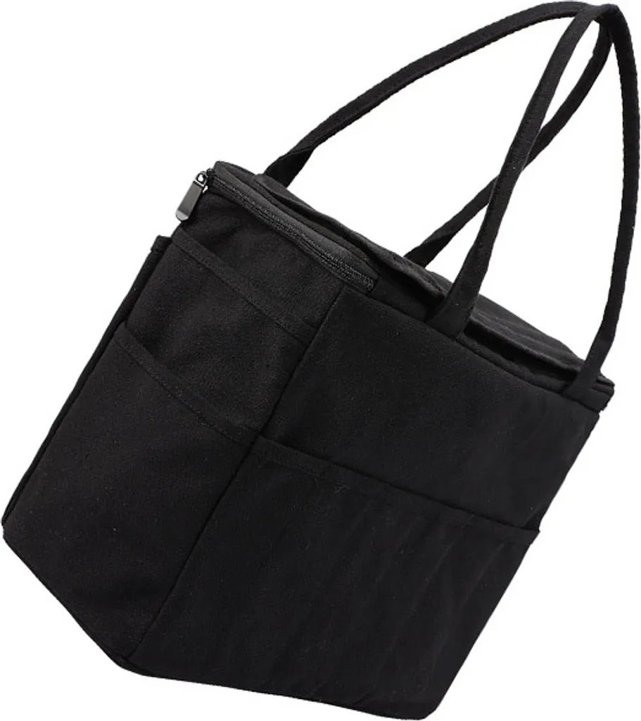 Sac de rangement laine portable à poignées avec compartiments internes - 2