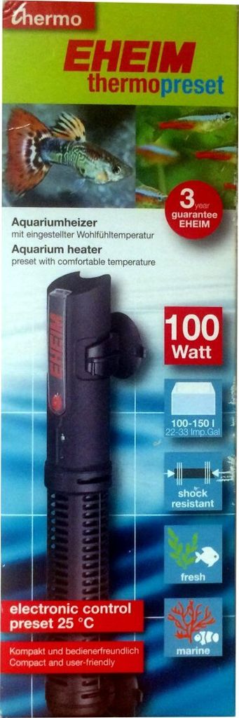 Eheim - ThermoPreset Aquariumheizer - 100W