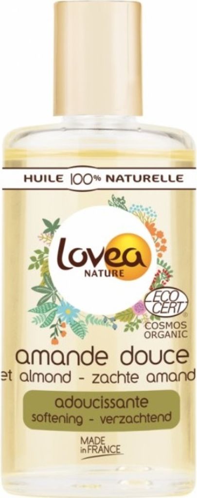 Lovea 100% natürliches Mandelöl 50ml natürliches BIO-Weichmacher-Körperöl Mandel