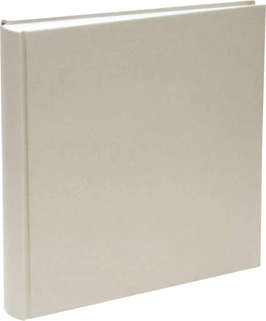 Album Photo Géant Lin Beige 30x33 cm 100 Pages Blanches contre l'Oubli Numérique