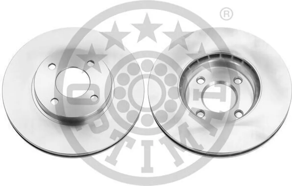 2 Disques de Frein Avant OPTIMAL BS-9130C pour Nissan Micra IV Note E12