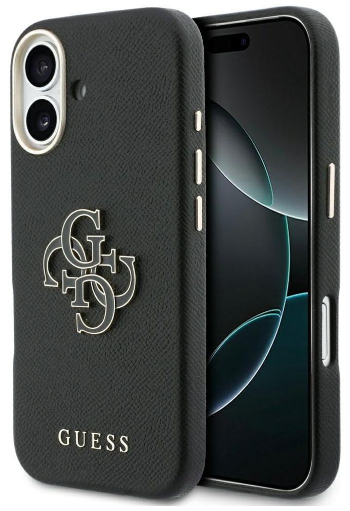 GUESS case passend für IPHONE 17 GUHCP17S5PS4RGGK (PU FW Resin Logo) black