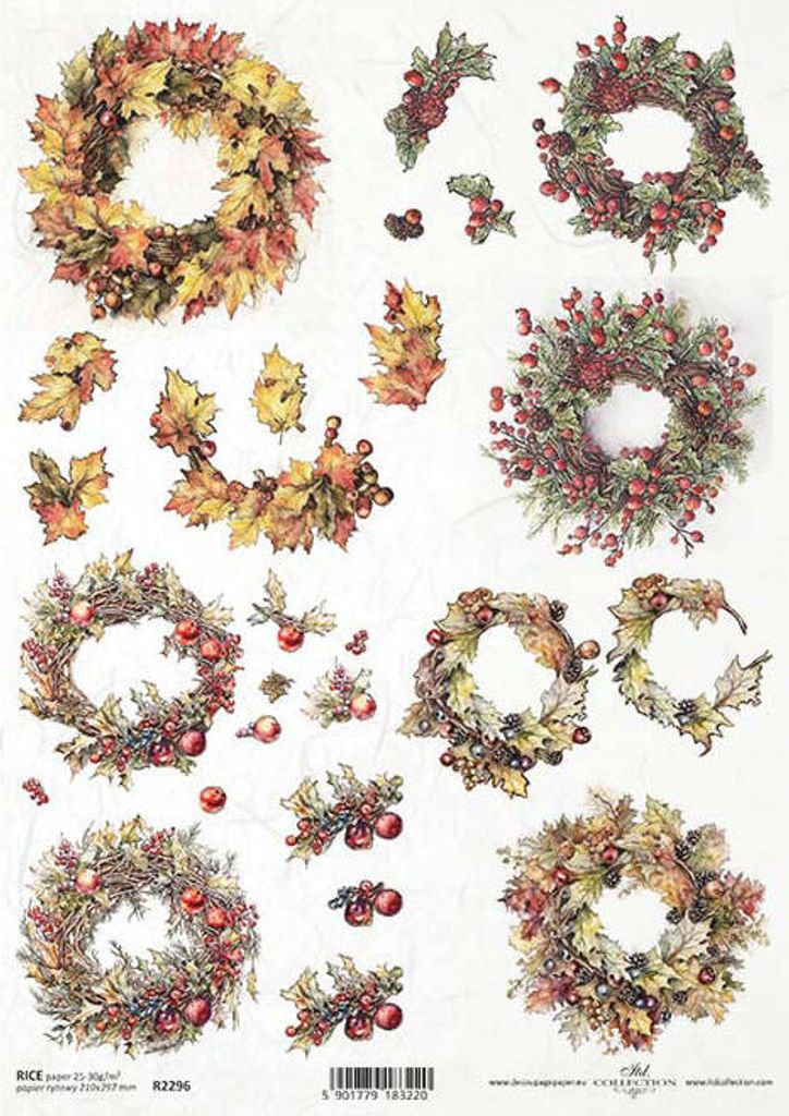 ITD carta di riso decoupage tecnica artigianale tovagliolo Immagine del prodotto 