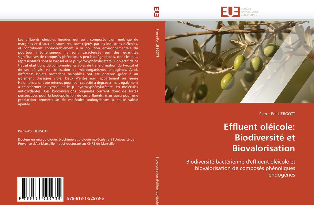 Effluent oléicole: Biodiversité et Biovalorisation