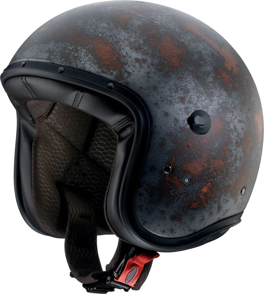 Casque jet compact Caberg Freeride Rusty XS anti effet tête d'ampoule