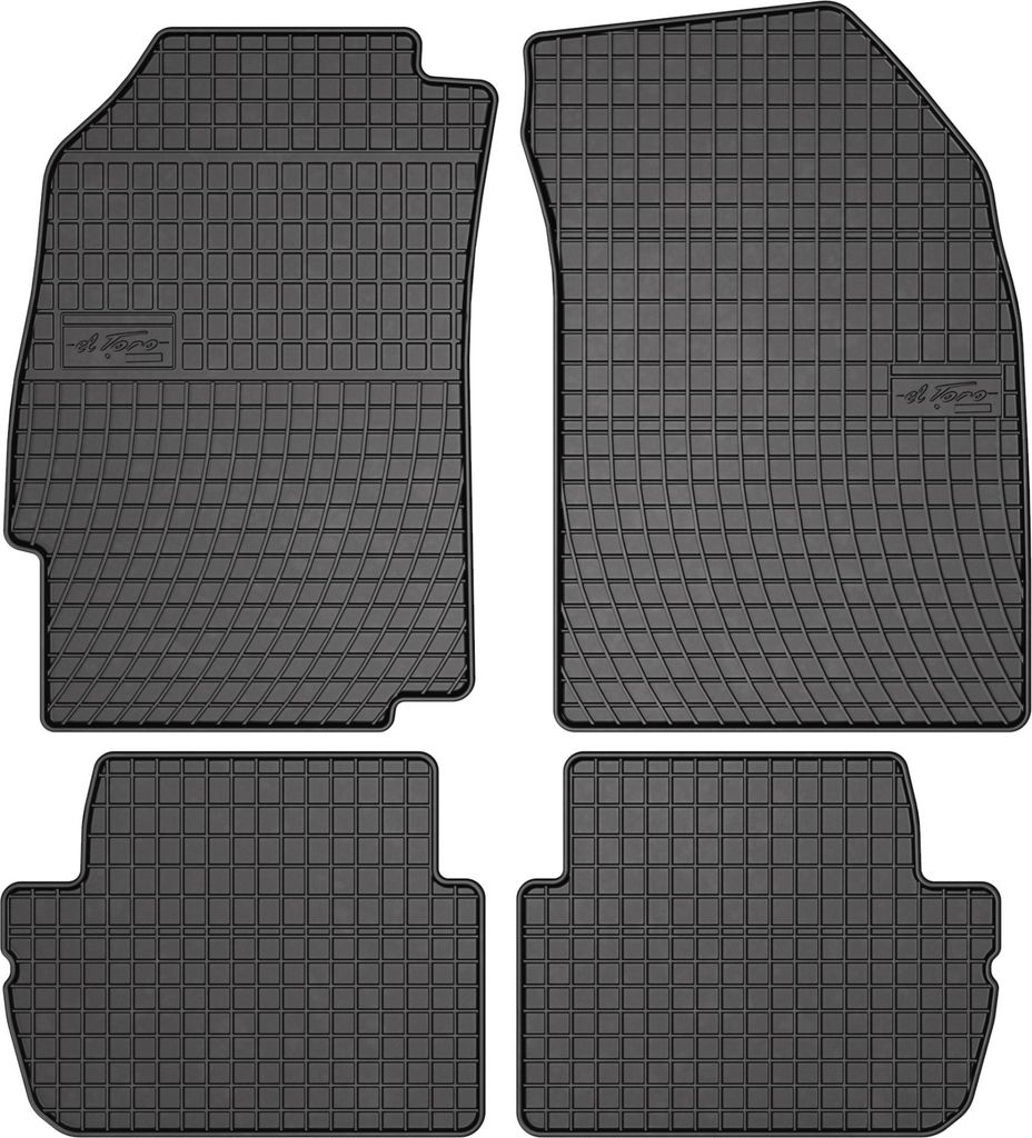 FROGUM Gummimatten Autofussmatten für Chevrolet Spark III 2009-2015
