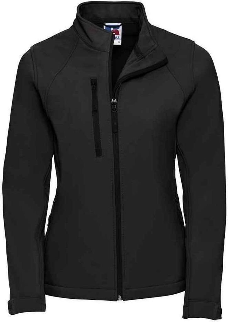 Russell - Softshelljacke 3 Lagen für Damen RW9241 (XXL) (Schwarz)