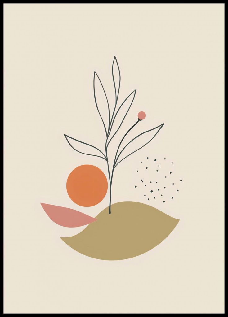 Plakat 64x90cm Subtile Naturaleza