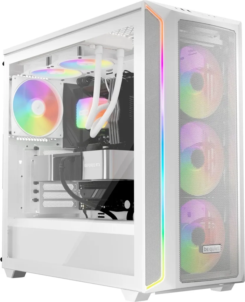 Ventilateur PWM silencieux Be Quiet Light Wings LX 140mm White Trio