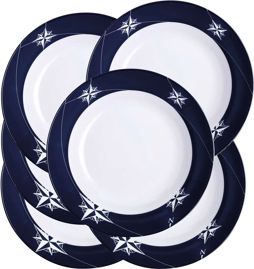 Assiette Creuse pour Soupe et Salade Northwind - Lot de 6, 19 cm