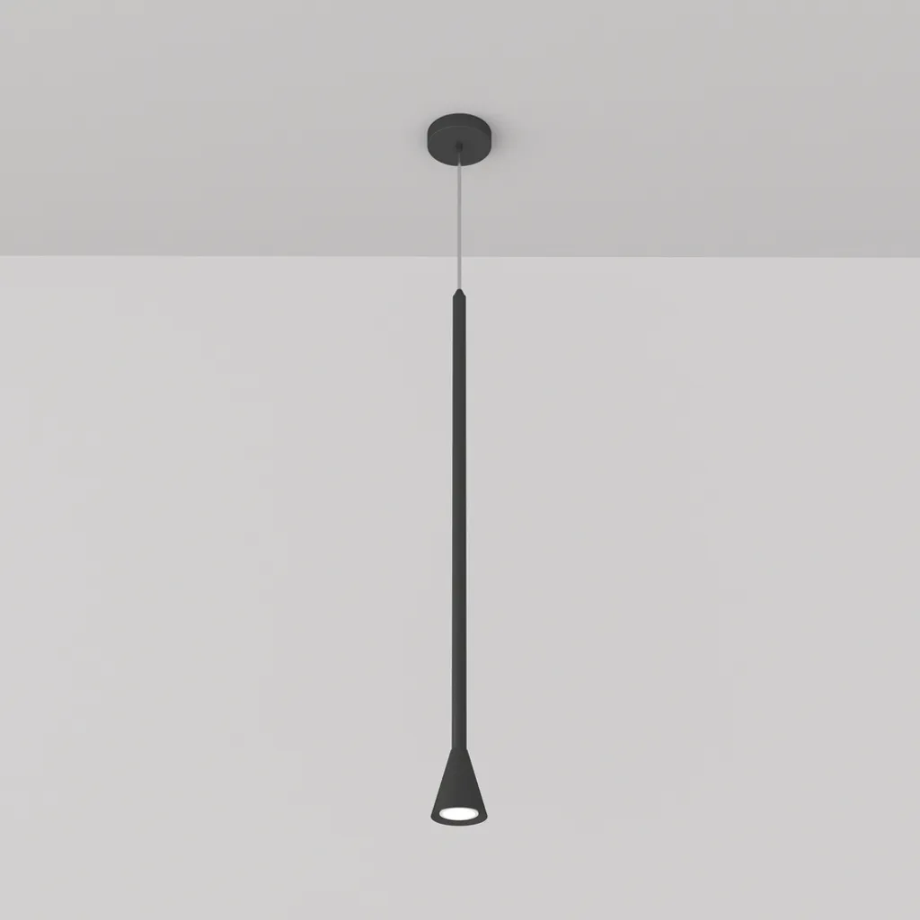 Lampe suspension métal noir 89,5 cm - Éclairage ciblé pour îlot cuisine