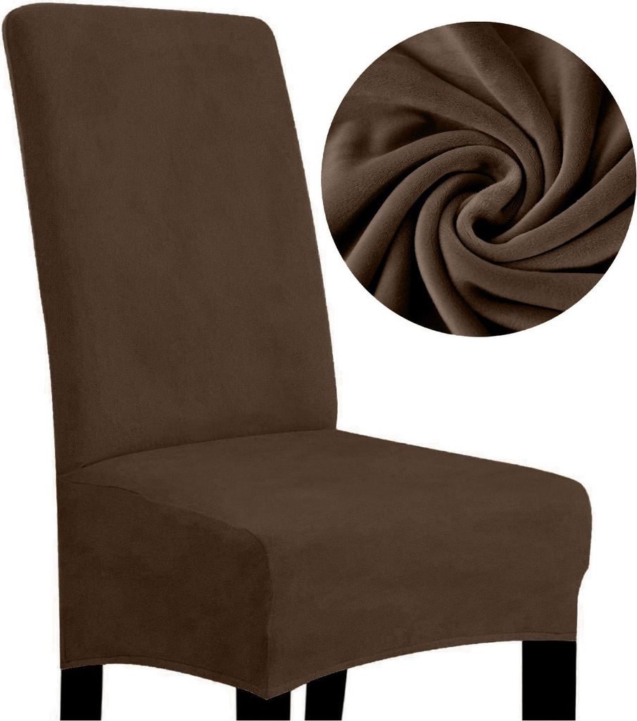 DICKER, BEIGE VeloursBEZUG FÜR GROßEN STUHL (Größe L)