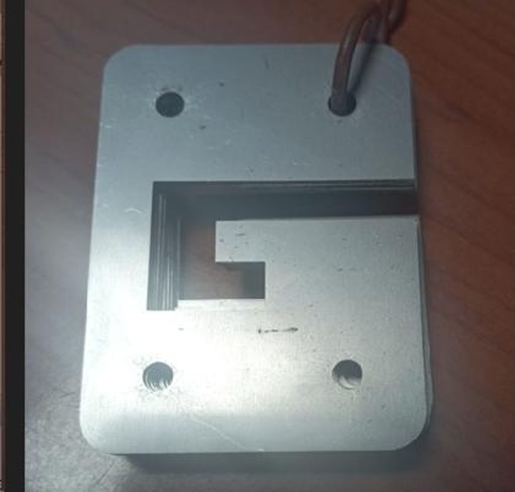 Platte für Zusatzhydraulik Joystick hinten 60x45
