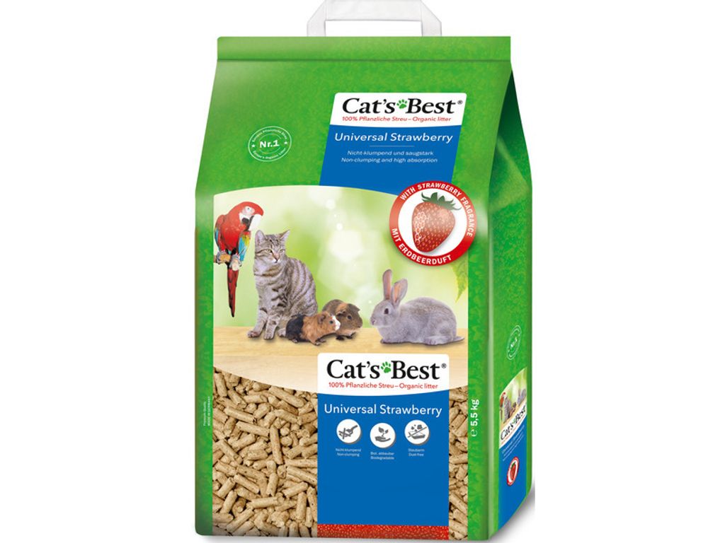 Cat's Best Universal Niezbrylający się drewniany żwirek dla Zdjęcie produktu 