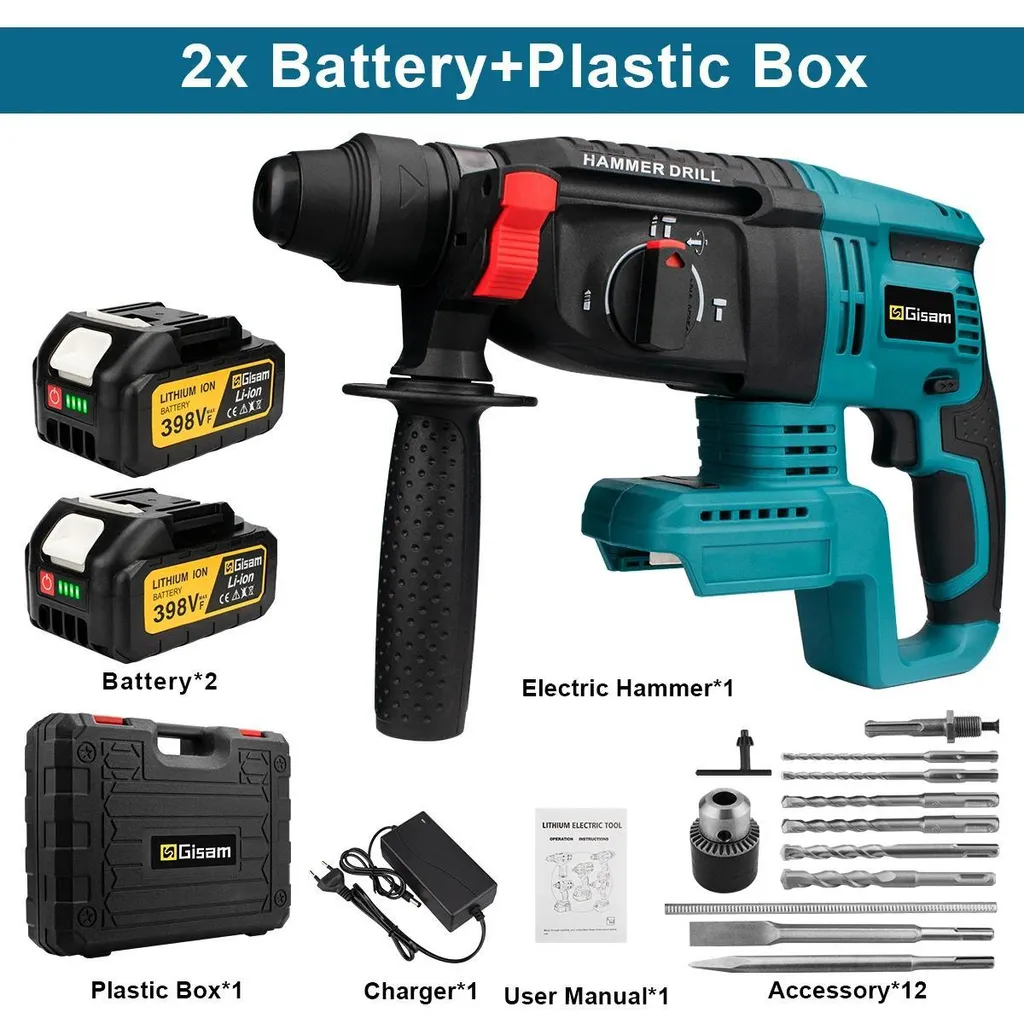 Perceuse-visseuse 18V pour travaux de rénovation et sa mallette de transport - 2