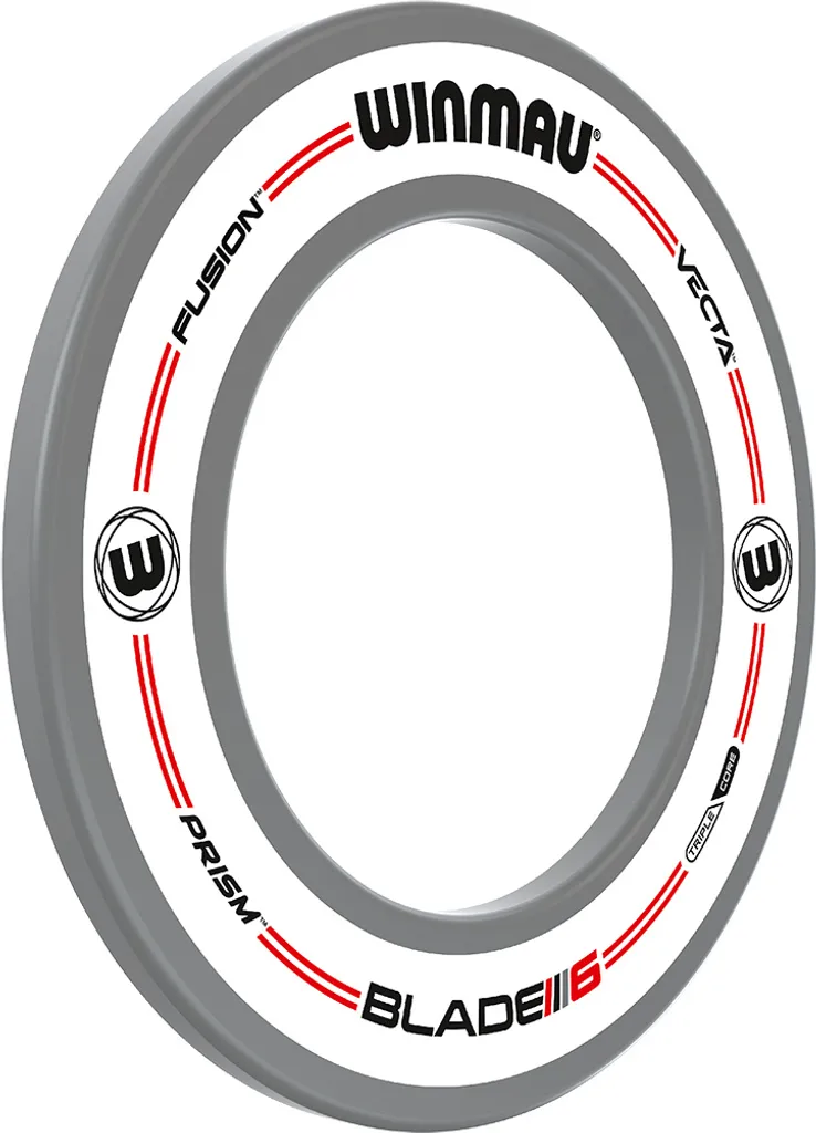 Protection mur fléchettes Winmau Surround Pro-Line blanc 4449 sans trou - 4