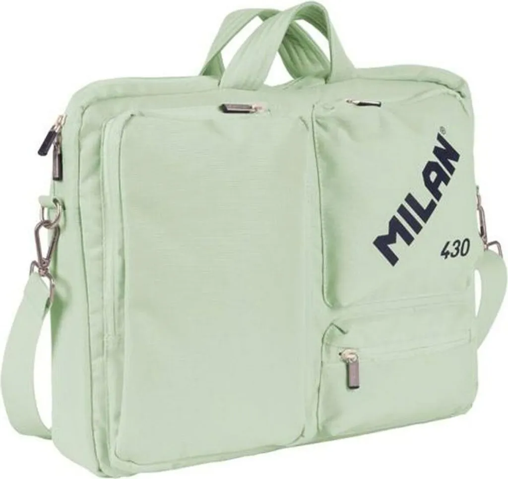 Borsa Porta PC Milano Verde 17 Pollici | Valigetta Professionale 42x34x9