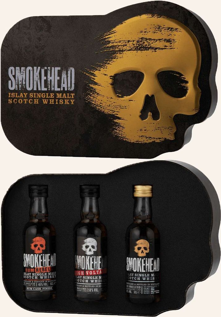 Smokehead Tripack 3 x 50ml 43 - 58% Vol. Produktbild 