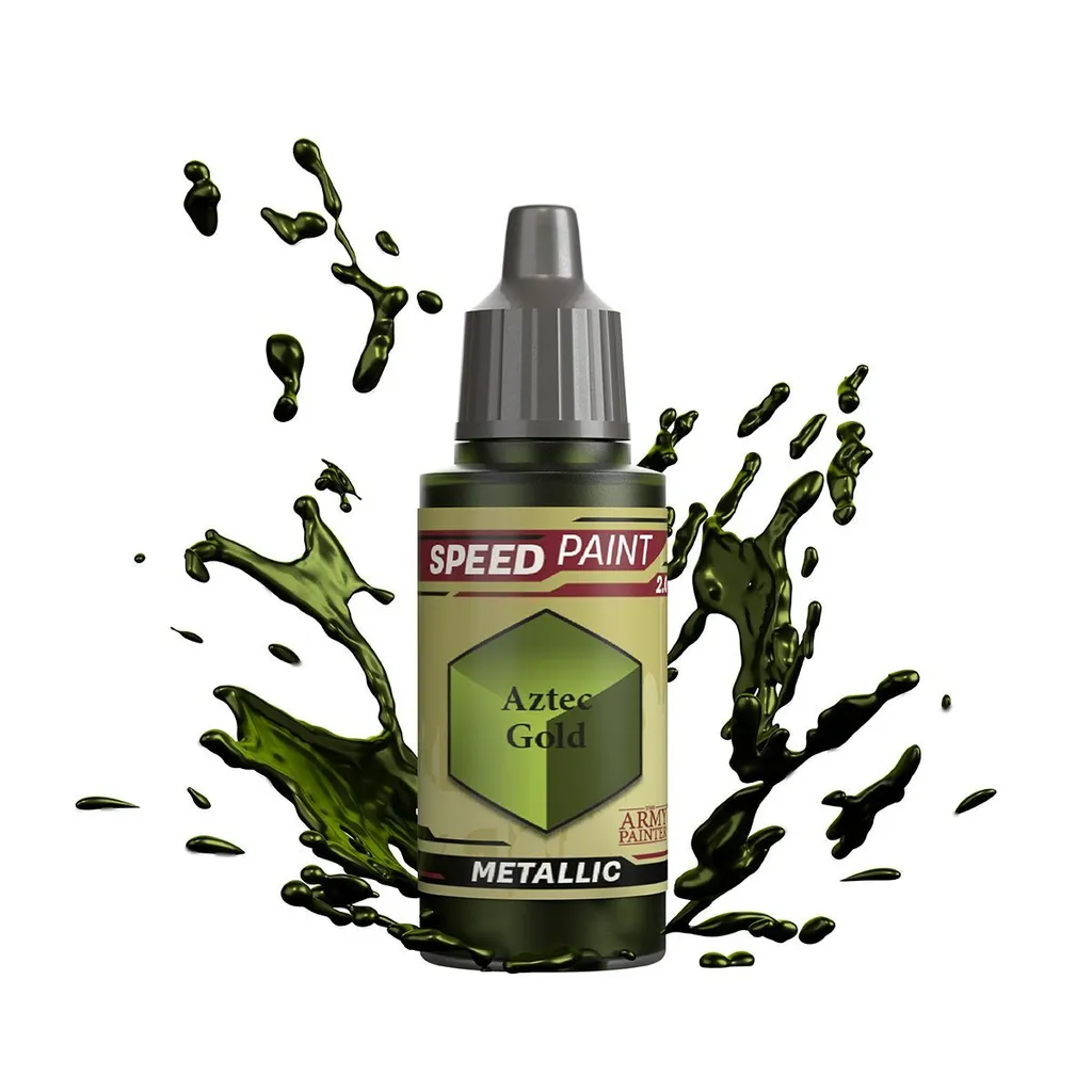 Peinture Maquette Speedpaint Aztec Gold 18 ml pour Effet Métal