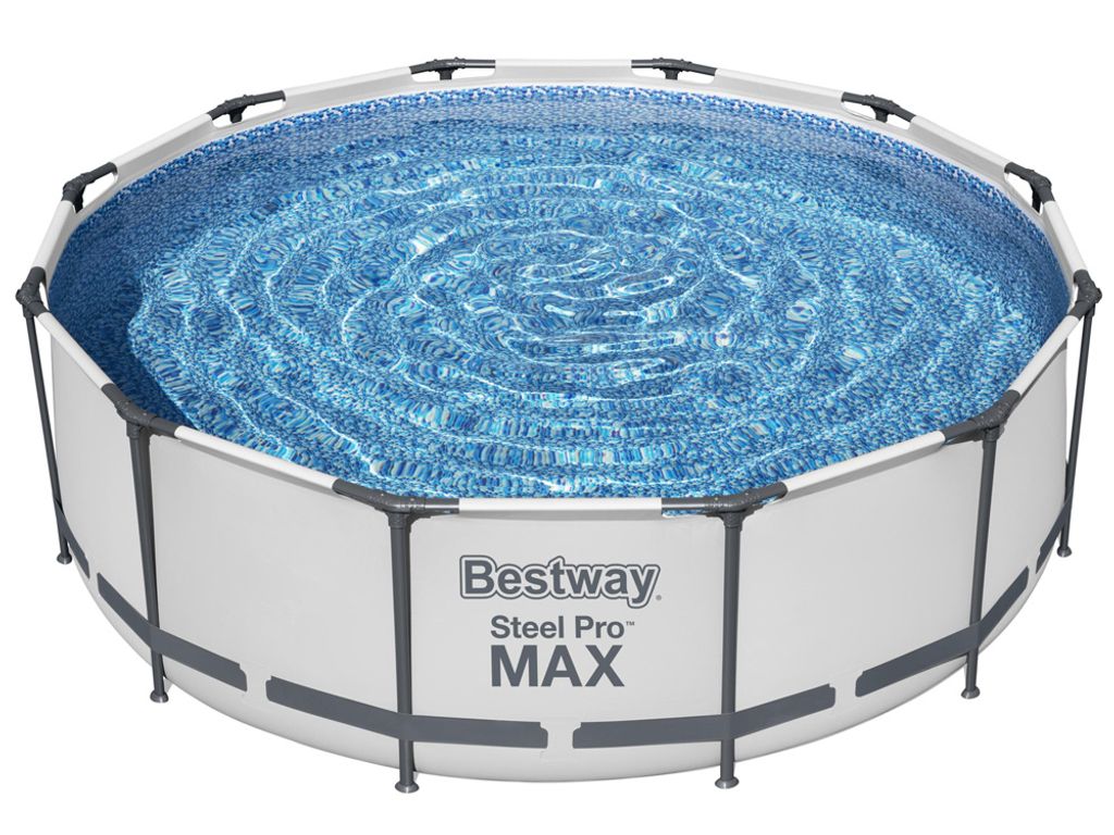 Steel Pro Max™ Frame Pool Komplett-Set, rund, mit Produktbild 45