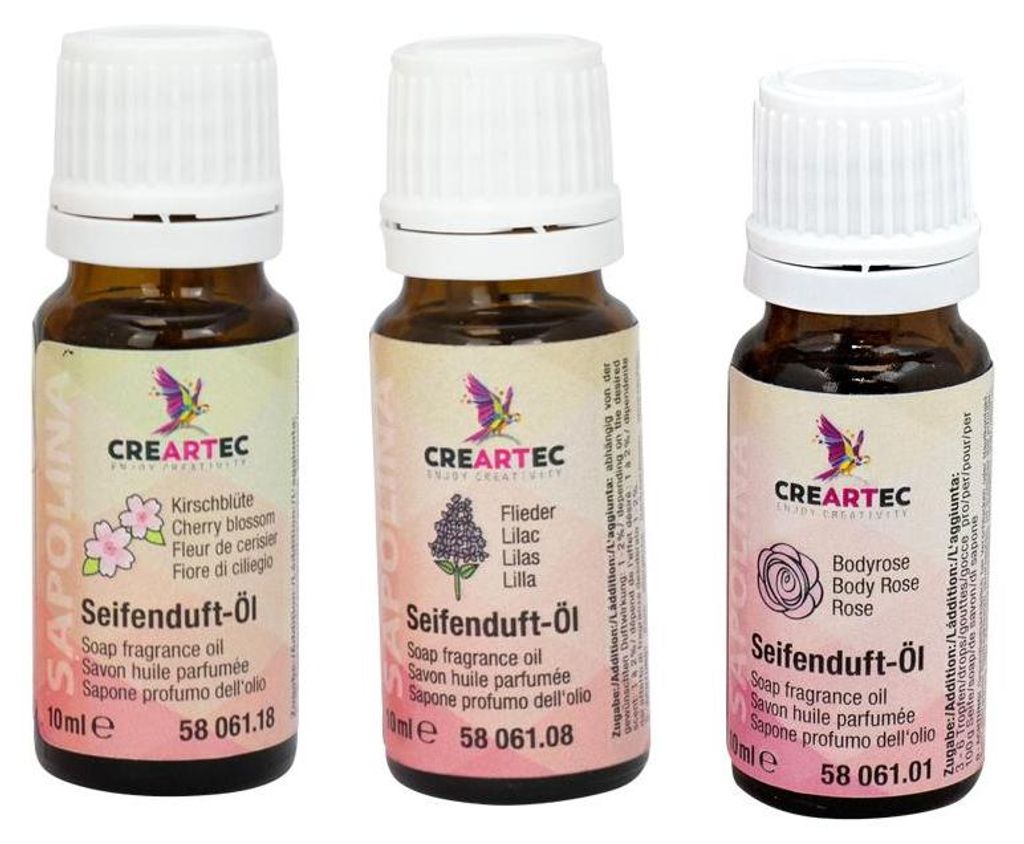 CREARTEC Seifenduftöl Frühling 3er Set (Bodyrose, Produktbild 