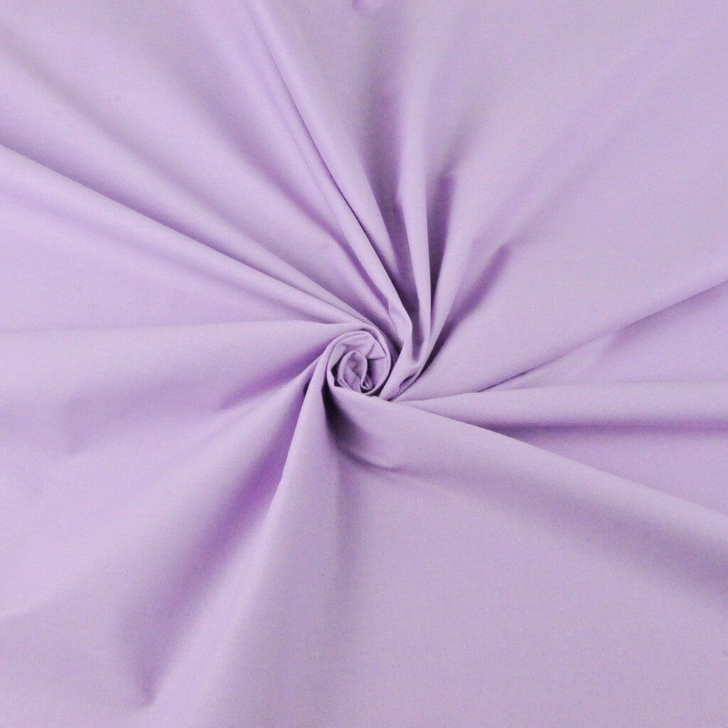 Baumwolle 100% einfarbig helllila - 9