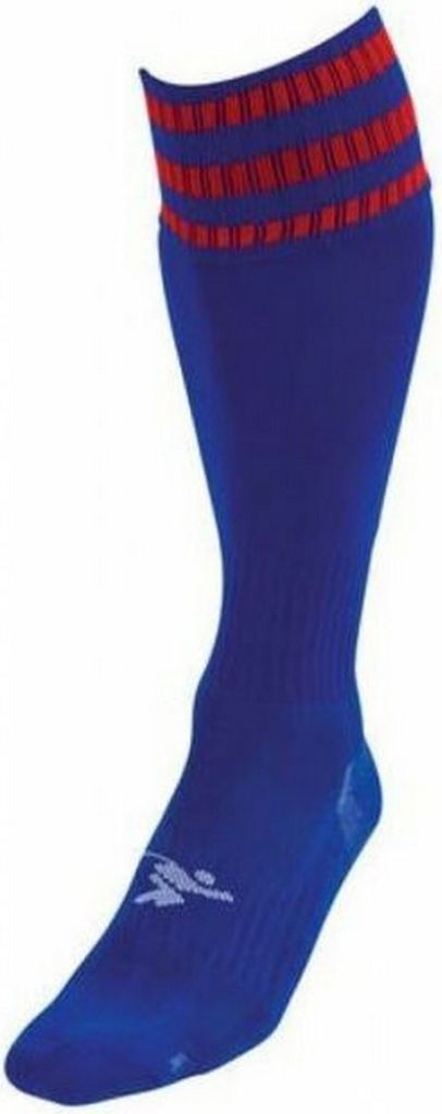 Precision - "Pro" Fußballsocken für Kinder RD161 (31 EU - 34 EU) (Königsblau/Rot)