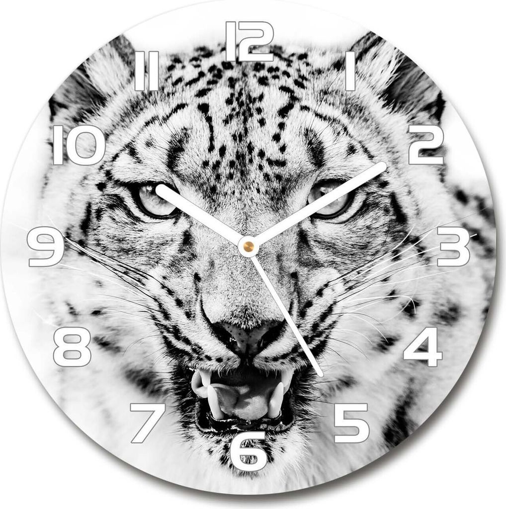 Wanduhr aus Glas 30fi Glasbild Glasuhr Gehärtetes Glas - Produktbild 