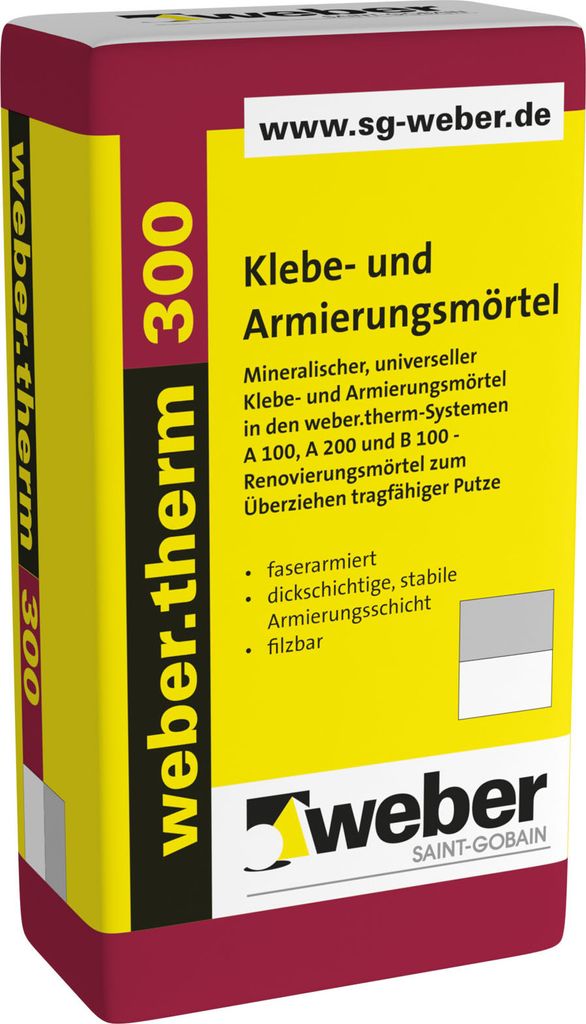 weber.therm 300 Klebe- und Armierungsmörtel grau 30 kg Obrázok produktu 