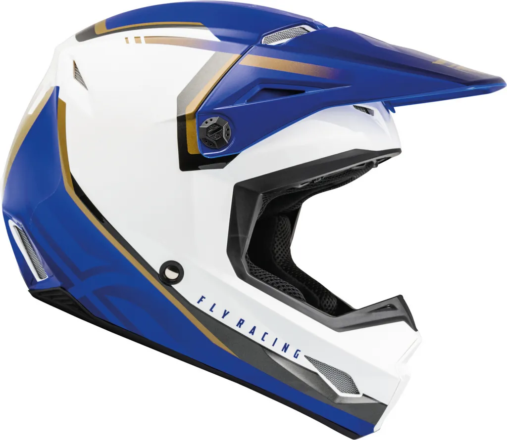 Fly Racing Kinetic Vision Casque Cross Léger avec Ventilation Optimisée