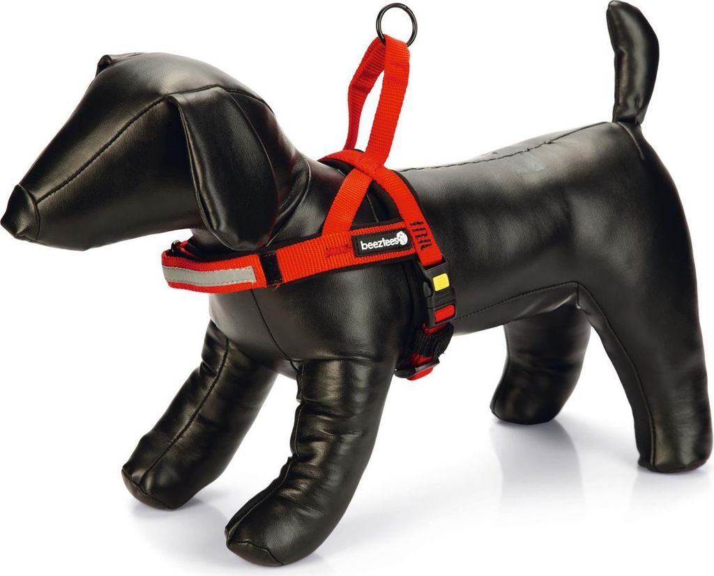 Beeztees Hundegeschirr Parinca Premium Comfort Nylon rot
