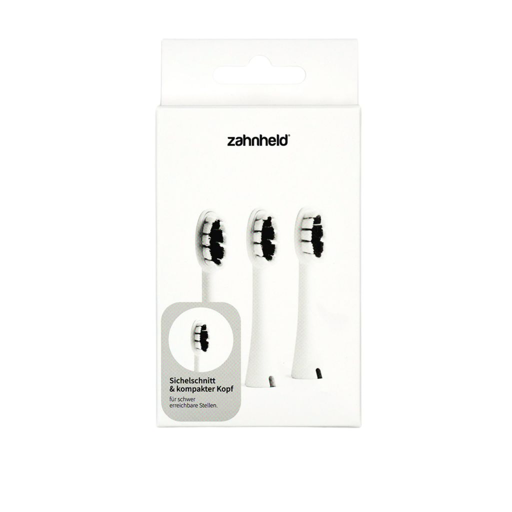 Zahnheld Bürstenkopf Ersatzbürsten Basic Mini - ideal für Produktbild 