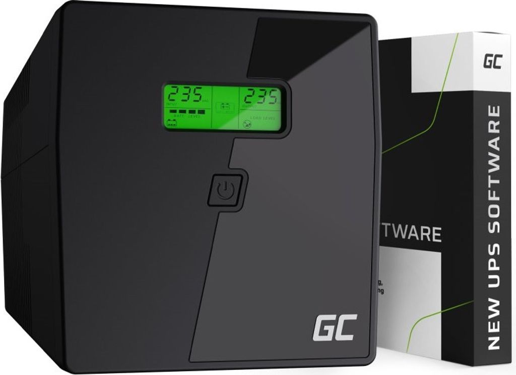 Green Cell PowerProof UPS Micropower 600VA with LCD display Produktbild 