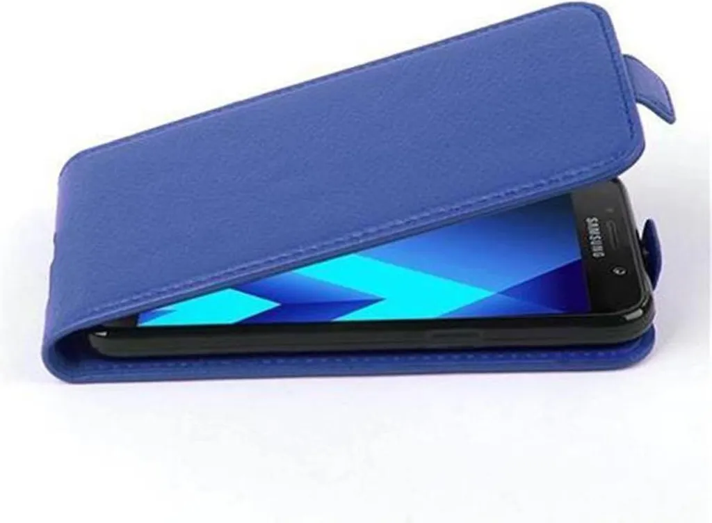 Custodia Cadorabo Samsung Galaxy A3 2017 Blu: Protezione Flip Slim