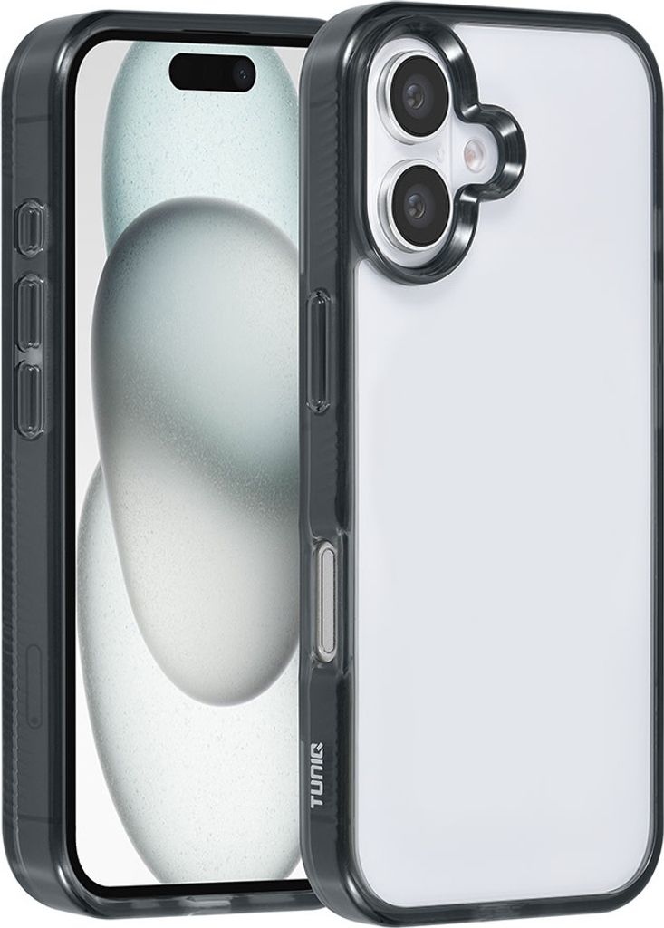 TUNIQ iPhone 16 Back cover case - Silicone - Black