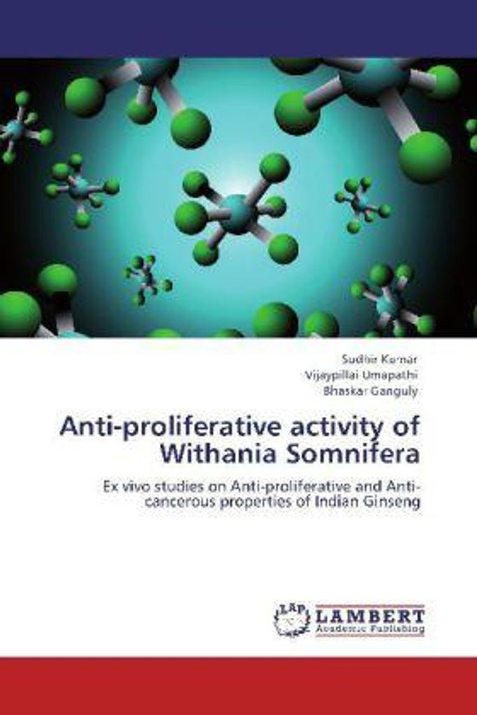 Kumar, S: Anti-proliferative activity of Withania Somnifera