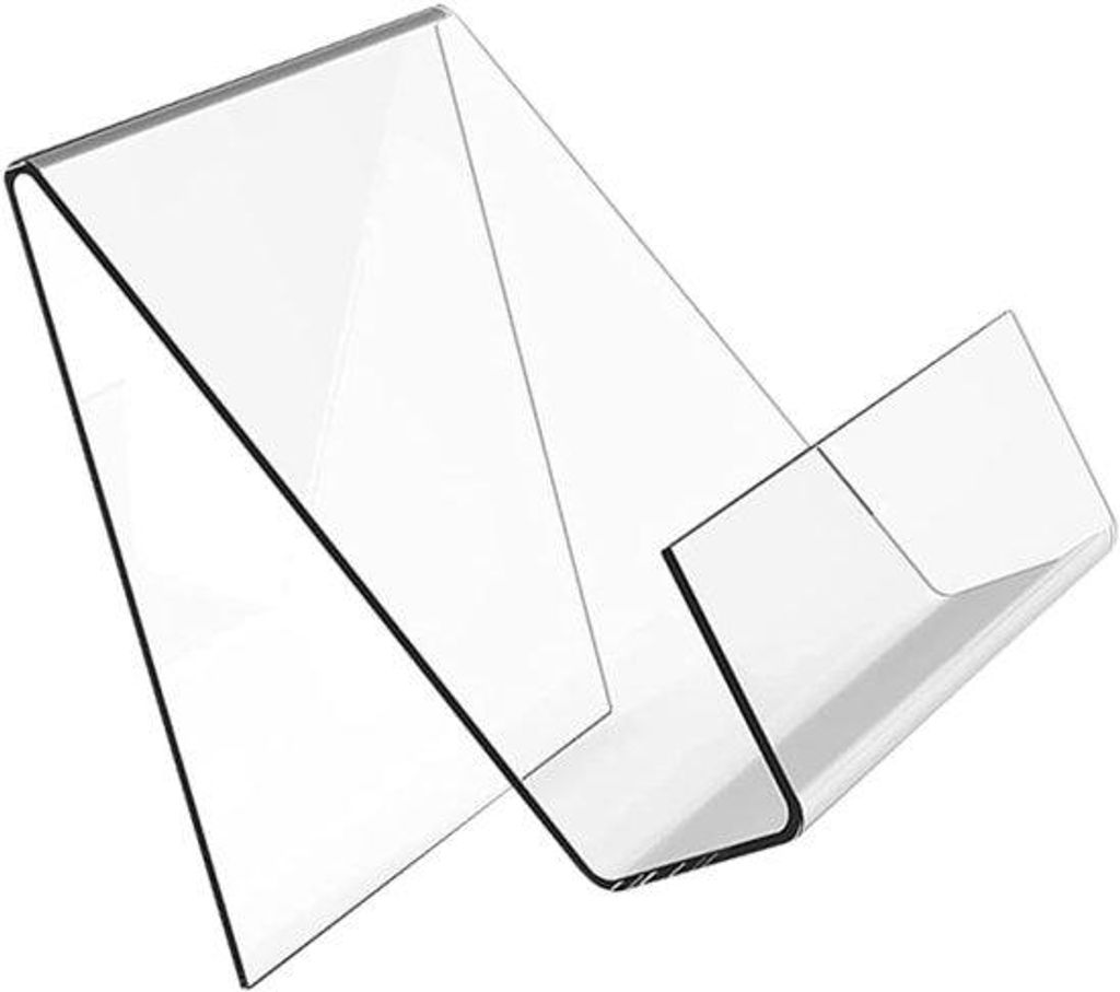 Acryl-Display-Stand mit Kunstwerken-Unterstützung, 75x90x105mm, transparent