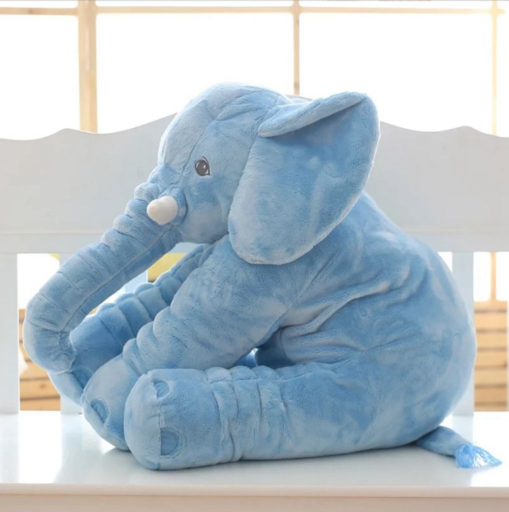 Groß Kinder Baby Elefant Puppe Kissen Plüsch Stofftier Kuscheltier Spielzeug 