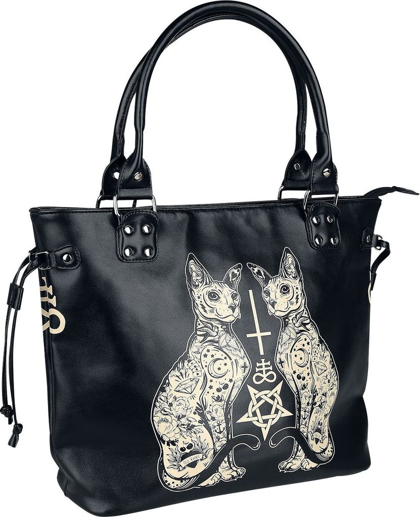 Banned Alternative Handtasche Damen Esoteric Cat Bag Produktbild 