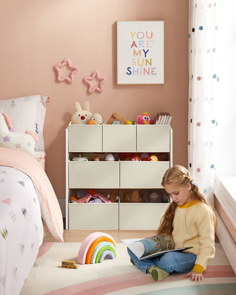 SONGMICS Kinderregal, Spielzeugregal, Bücherregal Kinder, Produktbild 