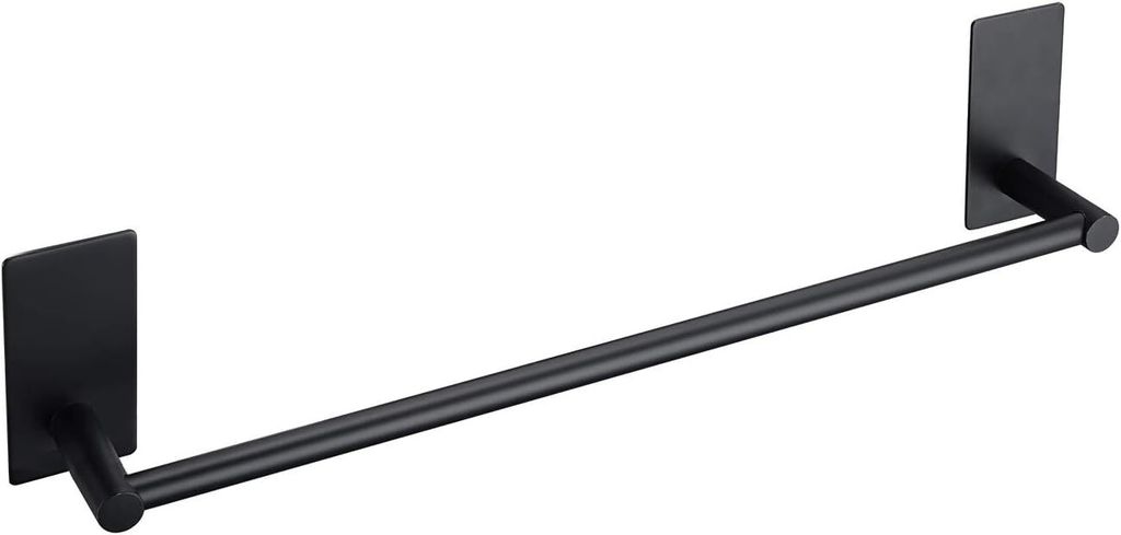 Handtuchhalter Schwarz ohne Bohren Handtuchstange Bad Badetuchhalter Edelstahl SUS 304 Handtuch Halterung