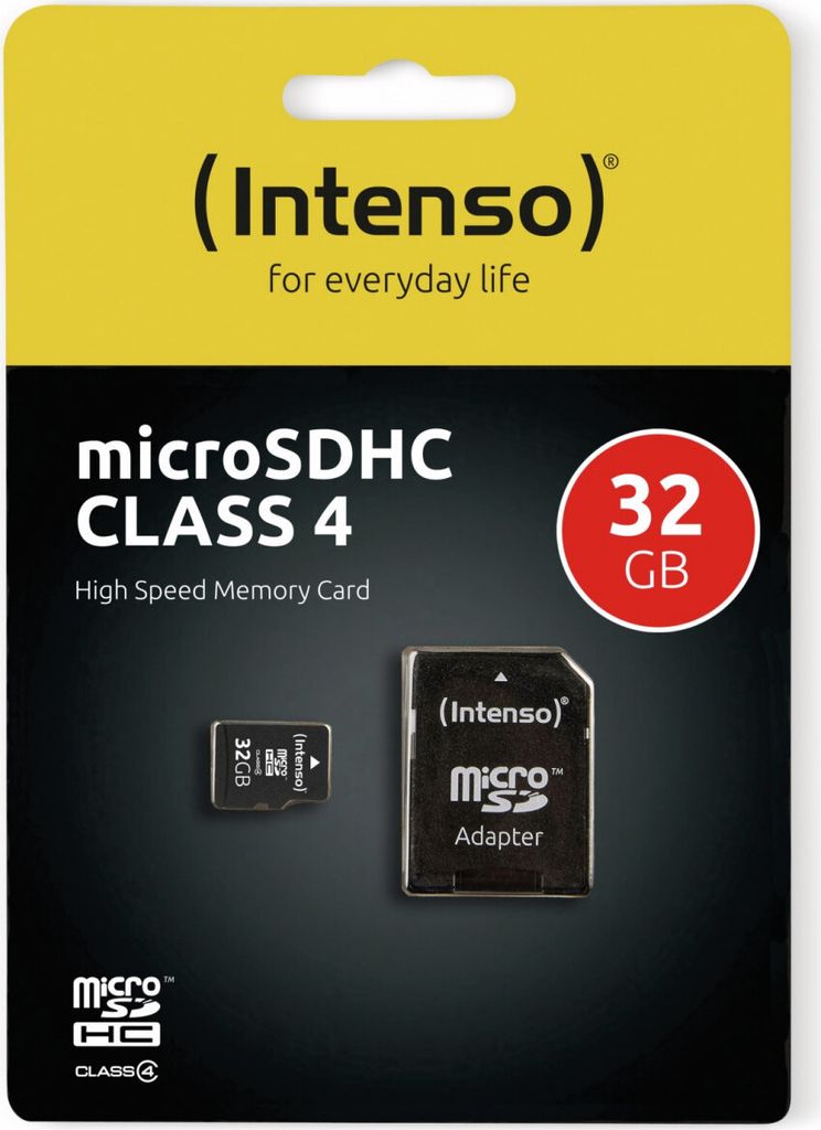 Karta SD MicroSD 32GB Intenso inkl. Adapter SD Zdjęcie produktu 6