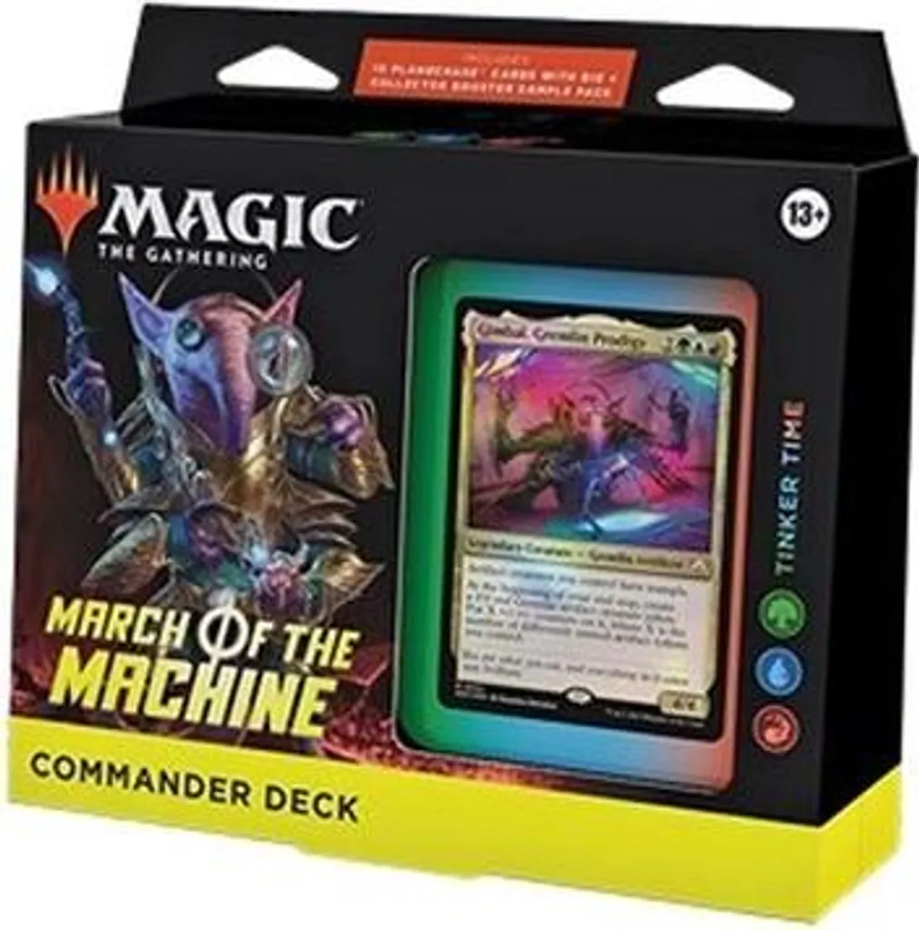 Jeu de Cartes Magic Tinker Time Deck Commander pour Duel et Groupe