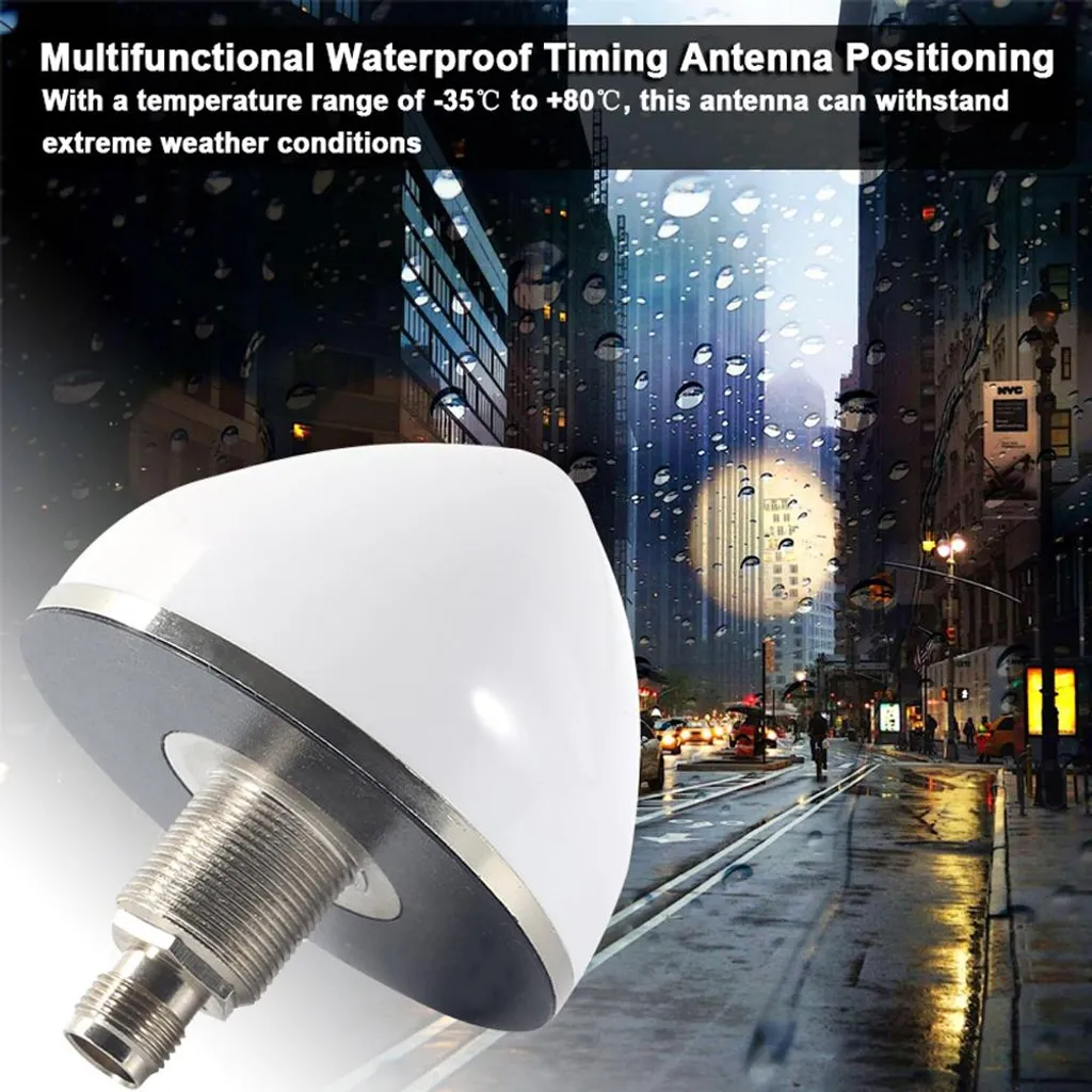 Antenne GPS de positionnement multifonctionnelle étanche IP67 noire