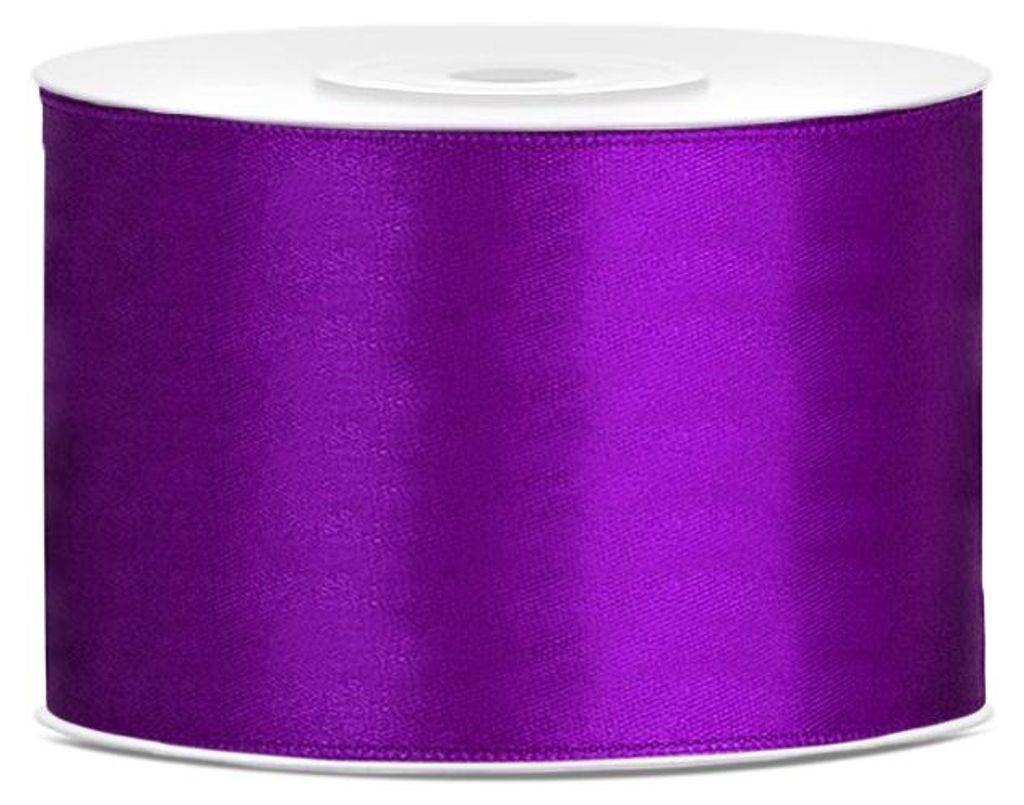 Wstążka satynowa 50mm x 25 m Purpurowa Zdjęcie produktu 
