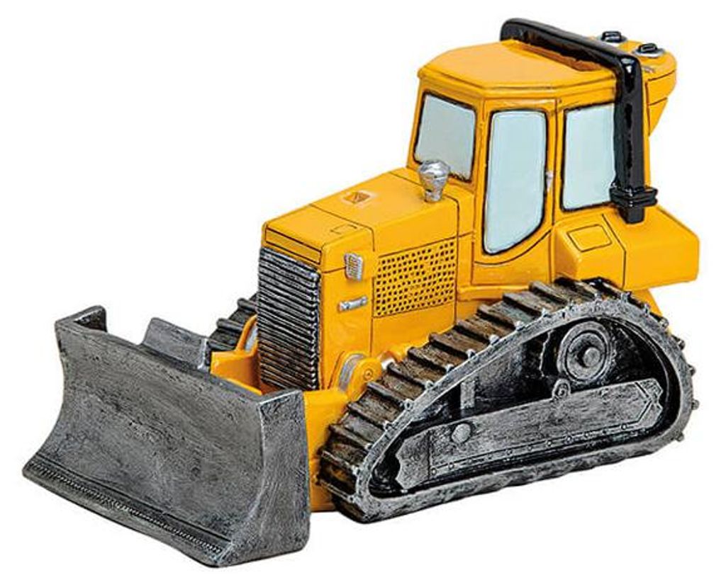 Bulldozer Spaarpot van Polyresin Productafbeelding 