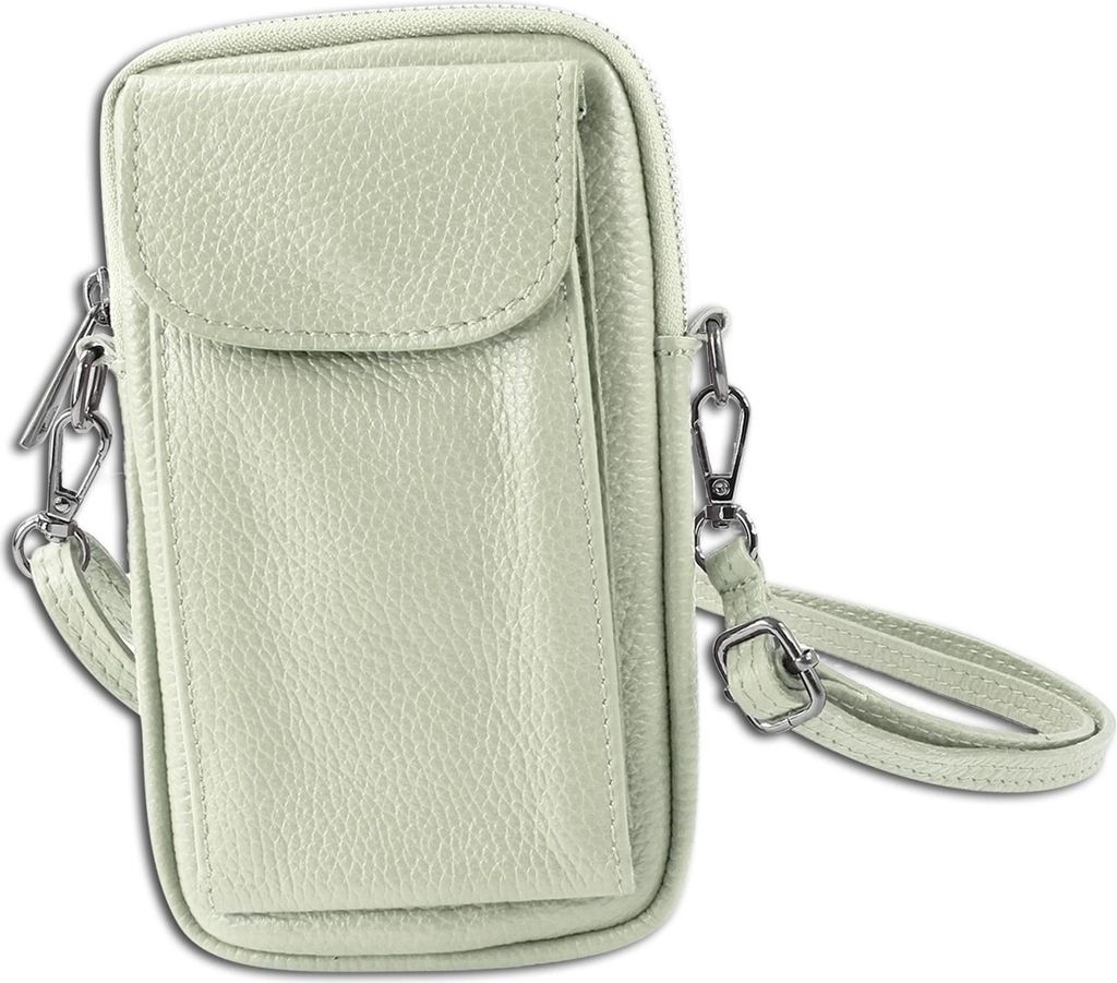 Toscanto Leder Tasche Umhängetasche Handtasche beige Produktbild 